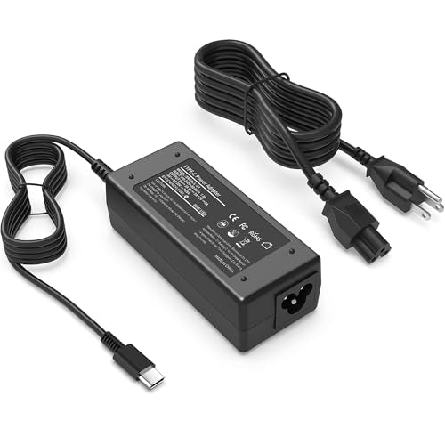 Universal 65W USB C Laptop Charger Compatible with HP chromebook Lenovo Dell Acer Asus Samsung Google Computer Type C Power Adapter