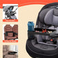 SEVEN SPARTA Car Seat Tray for Kids Toddler Travel with Soft Rubber Base, Rotatable and Removable Cup Holder Snack Tray for Food Color and Play for Family Road Trip Essentials (1, Standard Base)