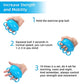Hand Exercise Ball Finger Therapy Ball - Grip Strengthening, Improve Flexibility, Squeeze Stress Relief Balls, Resistance Strength Trainer for Hand
