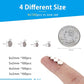 RHINOCATS 400Pcs Small Magnets, 4 Different Sizes Tiny Mini Magents, Multi-Use for Fridge, DIY, Office, Hobbies, Crafts and Science