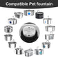 Cat Water Fountain Pump, Pet Water Fountain Replacement Pump SMA-800 Submersible Motor for Stainless Steel Indoor Cat Fountain Pump Replacement(Bottom Pumping)