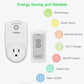Remote Control Outlet, TESSAN Wireless Electrical Plug Switch for Lights, Lamps, Fans, 100ft RF Range, 1200W (1 Remote + 1 Outlet)