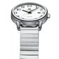 LN LENQIN Mens Watches Easy Read Analog Quartz Sport Waterproof Watch for Men with Date and 38mm Stainless Steel Expansion Band