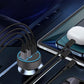 iPhone 17 16 15 Car Charger Fast Charging, 90W 4-Port USB C Fast Car Charger Cigarette Lighter Adapter with 240W 3FT USB-C Cable for iPhone 17/Air/17 Pro/17e/16/15 Pro Max/Plus/16e, iPad, Android