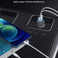 iPhone Car Charger,USB C Fast Car Charger[Apple MFi Certified] Apple Car Charging 38W Dual Port CarCharger Cigarette Lighter Adapter 2x3ft PD&QC 3.0 Lightning Cable for iPhone 14/13/12 Pro/11/Airpods