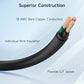 Cable Matters 2-Pack Computer to PDU Power Extension Cord - 6ft, IEC C14 to IEC C13 PDU Power Cord, 10A, 18AWG, Black