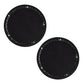 SUNCARACCL Car Cup Holder Coaster, 2 Pack Universal Bling Vehicle Insert (2.75" Diameter), Crystal Rhinestone Car Interior Accessories (Black with Black Diamond).