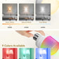 Minetom E26 Rechargeable Light Bulbs with Remote and Timer, Battery Backup Bulb with 12 Colors and Brightness Dimmable, 2300mAh 40W Equivalent LED Light Bulbs for Lamps Sconces Camping, 2 Pack