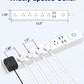 Power Strip 10Ft - Surge Protector with USB, AUOPLUS 6 Outlet and 4 USB Charger, 10Ft Long Extension Cord Flat Plug(1250W/10A/2100J), Wall Mountable Overload Protection for Computer Home Office Dorm