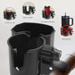 Universal Stroller Cup Holder with Phone Holder, 360° Rotatable Strong Clip, Big Storage Space for Walker, Wheelchair, Stroller, Bike