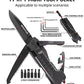 17 in 1 Multitool Knife Fire Starting Stick Bottle Opener Saw for Camping | Screwdrivers Whistle Window Breaker for Hiking, Outdoor, Survival and Everyday Use Gifts for Men Dad