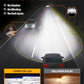 H11/H9/H8 9005/HB3 LED Light Bulb Combo, 100000LM 1200% Brighter 1:1 Mini Size 6500K H11 9005 High&Low Bulbs, 10 Year Extend Lifespan, Quick Install, Turn Signal Light Assemblies Pack of 4