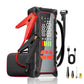 5000A Car Battery Jump Starter with Air Compressor 160PSI, Car Battery Charger 7.0L Gas/6.0L Diesel, Jumper Box for Car Battery with Tire Inflator & Power Bank& Jumper Cables, Father's Day