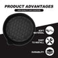 4-Pack Universal Cup Holder Coasters, Black Silicone Inserts - Keep Your Car Clean with Non-Slip & Spill-Proof Coasters for All Vehicles (Black)