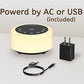 Soother Sleep Sound Machine Night Light White Noise Machine with 30 Soothing Sounds & 12 Color Night Lights for Baby Kids Adults Brown Noise Machine with Timer & Continuous Play for Home Travel Office