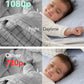 Momcozy Video Baby Monitor, 1080P 5" HD Baby Monitor with Camera & Wall Mount, Infrared Night Vision, 5000mAh Battery, 2-Way Audio, Temperature Sensor, Lullabies, 960ft Range, Ideal for New Moms, BM01