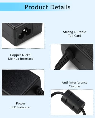 65W Laptop Charger Compatible with Acer Aspire 3 5 Series A315-23 A315-24P A315-35 A314-23P A317-53 A315-58 A315-59; A515-44 A515-45 A515-46 A515-54 A515-55 A515-56 AC Adapter Power Cord