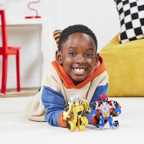 Transformers Bumblebee and Starscream Bot Racers, Easy to Change from Robot Toys to Car Toys, Action Figures for Boys and Girls 3+ ( Exclusive)