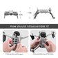 HeiyRC Landing Gear Extensions for DJI Mini 4K/Mini 2/Mini SE/Mavic Mini for Specta Drone Foldable Height Extended Leg Accessory