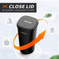 HOTOR Car Trash Can, Car Trash Cup with 30 Additional Trash Bags for Exclusive Using, Multipurpose Trash Can for Car, Office & Home to Meet Various Needs - 2 Packs, Black