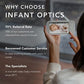 Infant Optics DXR-8 PRO - Patented Active Noise Reduction (ANR), 5” HD Video Baby Monitor with 1 Camera, No WiFi, Hack-Proof,Pan Tilt Zoom, Interchangeable Lens