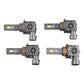 Latest 9005 9006 LED Bulbs, 100,000LM Brightness Hi/Low Beam, 85000+ Hours Long Service Life, 6500K Cool White, Real 1:1 Halogen Size 9005/HB3 9006/HB4 Fog Lights, Plug N Play, Pack of 2