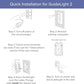 Single - SnapPower GuideLight [For Duplex Outlets] - Replaces Plug-In Night Light - Electrical Receptacle Wall Plate With LED Night Lights - Auto On/Off Sensor - (Duplex, White)