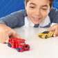 Transformers Crash & Combine Heroes, 3.75-Inch Converting Bumblebee and Optimus  Action Figures, Robot Toys for Kids 6 and Up ( Exclusive)