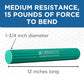 THERABAND FlexBar, Tennis Elbow Therapy Bar, Relieve Tendonitis Pain & Improve Grip Strength, Resistance Bar for Golfers Elbow & Tendinitis, Green, Medium, Intermediate