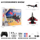 New Upgrade SU27 RC Airplane, Remote Control Fighter Toys, 2.4GHz 6-axis Gyro Stabilizer RTF Glider Aircraft Plane with 2 Batteries Easy to Fly Outdoor Toy for Adults Kids Beginners Boys