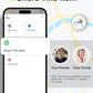 Smart Tracker Tag Item Finder 4Pack, Compatible with Apple Find My APP (iOS Only), IP67 Waterproof, Replaceable Battery, Suitable for Luggage, Bags, Wallets, Backpacks, Keys (weTag mini)