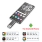Vansuny 128GB USB C Flash Drive 2 in 1 OTG USB 3.0 + Type C Memory Stick with Keychain Dual Type C Thumb Drive Photo Stick Jump Drive for Android Smartphones, Computer, Tablet, PC