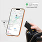 SPOTMINDERS Apple MFi Certified Wallet Tracker PRO for Travel Credit Card Design Works with Apple Find My IP68 Waterproof Rechargeable Tracking Card for Wallet Luggage Passport 0.07in Slim Item Finder