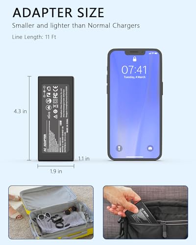 65W 19V 3.42A Laptop Charger Compatible with Acer Chromebook 11 R11 13 14 15 CB3-532 CB3-111 CB3-131 CB3-431 CB5-571 CB5-132T C738T C740 N15Q8 N16P1 N20C5 A11-065N1A Computer Power Cord