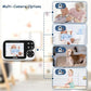 JUAN Baby Monitor with Camera and Audio, No WiFi 100% Private, 3500mAh Long Battery, 1000ft Range Connection, Remote Pan-Tilt-Zoom, Crystal Night Vision, 2-Way Talk for Newborn Infant