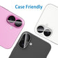 Camera Lens Protector for iPhone 16 and 16 Plus 3 Pack, Tempered Glass, Ultra HD, 9H Hardness, Anti-Scratch, Case Friendly, Easy to Install [No Affect on Night Shots]