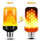 Hompavo 【Upgraded】 LED Flame Light Bulbs, 4 Modes Flickering Light Bulbs with Upside Down Effect, E26/E27 Flame Bulb for Halloween Christmas Party Patio Porch Home Indoor & Outdoor Decorations - 2