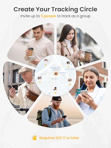LOXP Wallet Tracker Card – Works with Apple Find My [Apple MFi Certified, iOS Only], Slim 1.65mm Bluetooth Item Finder, IP68 Waterproof, Wireless Rechargeable GPS Locator for Wallet, Keys & Luggage