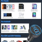 iPhone 17 16 15 Car Charger Fast Charging, 90W 4-Port USB C Fast Car Charger Cigarette Lighter Adapter with 240W 3FT USB-C Cable for iPhone 17/Air/17 Pro/17e/16/15 Pro Max/Plus/16e, iPad, Android