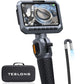 Teslong Two-Way Articulating Borescope, 5.5mm Slim Probe, 5.0'' Industrial Endoscope with Light, 5FT Flexible Snake Scope for Automotive, HVAC & Mechanics