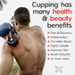 REVO The Original 4-in-1 Smart Cupping Therapy Massager, Red Light Therapy for Targeted Pain Relief, Knots, Aches, Muscle Soreness, Circulation & Tighter Skin, Portable Cupping Kit