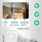 12 Pack LED Light Bulbs 100 Watt Equivalent, A19 15W 5000K Daylight, Super Bright White Light 1500 Lumens, E26 Standard No Flicker Energy Saving Lamp Bulb for Home, Bedroom, Office, Non-Dimmable