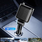 Retractable Car Charger with Starlight, 66W Starlight in Car roof 4 in 1 Retractable Car Phone Charger Adapter, Fast Charging USB C Cable, Compatible with iPhone 17/16/15/14/13/12