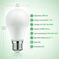 Briignite Full Spectrum LED Grow Light Bulb - A19 E26 Base, 11W (100W Equivalent) - for Indoor Plants, Seed Starting - 3 Pack