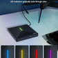 External CD/DVD Drive for Laptop, USB 3.0 DVD Player with 4 USB Ports & 2 TF/SD Card Slots, Portable CD/DVD +/-RW Drive Burner Reader Writer for Desktop PC Windows 11/10/8/7 Linux Mac OS