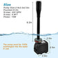 DOMICA 15W 220 GPH Submersible Fountain Pump with LED Light (800L/H), Ultra Quiet Adjustable Water Pump for Water Feature, Hydroponics, Garden, Pond, Aquariums, Fish Tanks, Indoor Outdoor Fountain