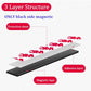 10 Feet x1/2 in Magnetic Tape Strips Roll with Adhesive Backing, Flexible Sticky Magnet Tape for Lightweight Craft DIY Projects, Whiteboards and Fridge Organization (0.06" Thick)