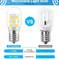 LED Microwave Light Bulb Under Hood 40W Equivalent-125V E17 Base for Whirlpool Microwave Light Bulb - 3W 400LM Dimmable Range Hood T7 Appliance Oven Light Bulbs, 2 Packs (2700K Warm White)