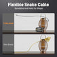 Teslong Endoscope Borescope with Light, Snake Inspection Camera for Automotive Engine, Waterproof Fiber Optic Camera for Mechanics - Ideal for Wall, Vent, Wire Video Scope (16.5FT)