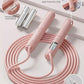 YOTTOY Skipping Ropes for Adults -Cordless Counter Jump Rope with Large Cordless Ball-Weighted Jump Rope for Women with LCD Display